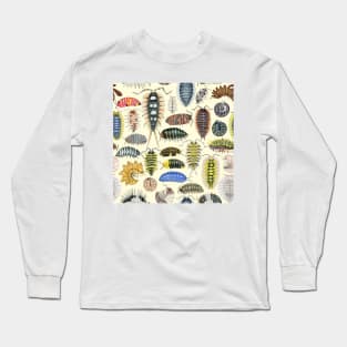 Crazy Isopod Pattern Long Sleeve T-Shirt